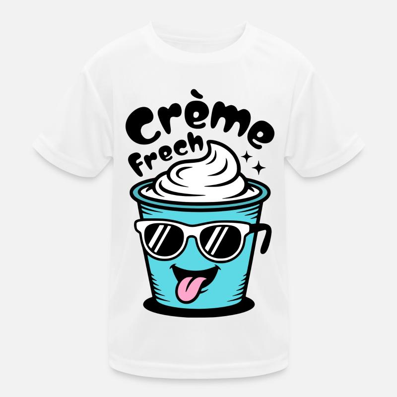 Crème Frech Kinder Funktions-T-Shirt