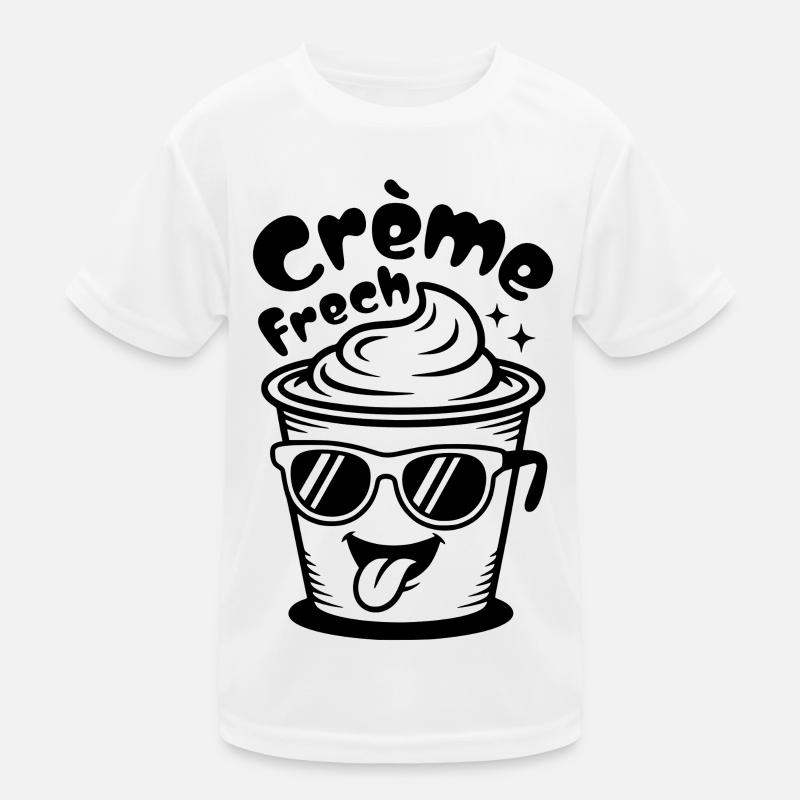 Crème Frech Kinder Funktions-T-Shirt