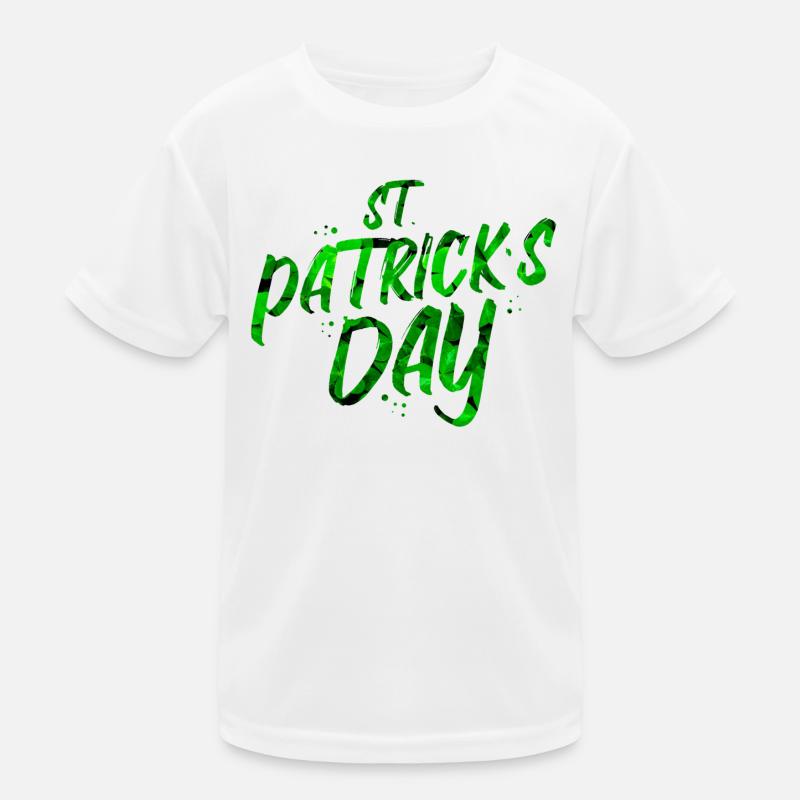 St Patricks Day Kids Functional T-Shirt