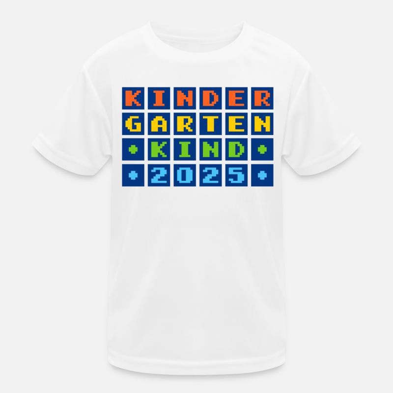 KINDERGARTENKIND 2025 Kinder Funktions-T-Shirt