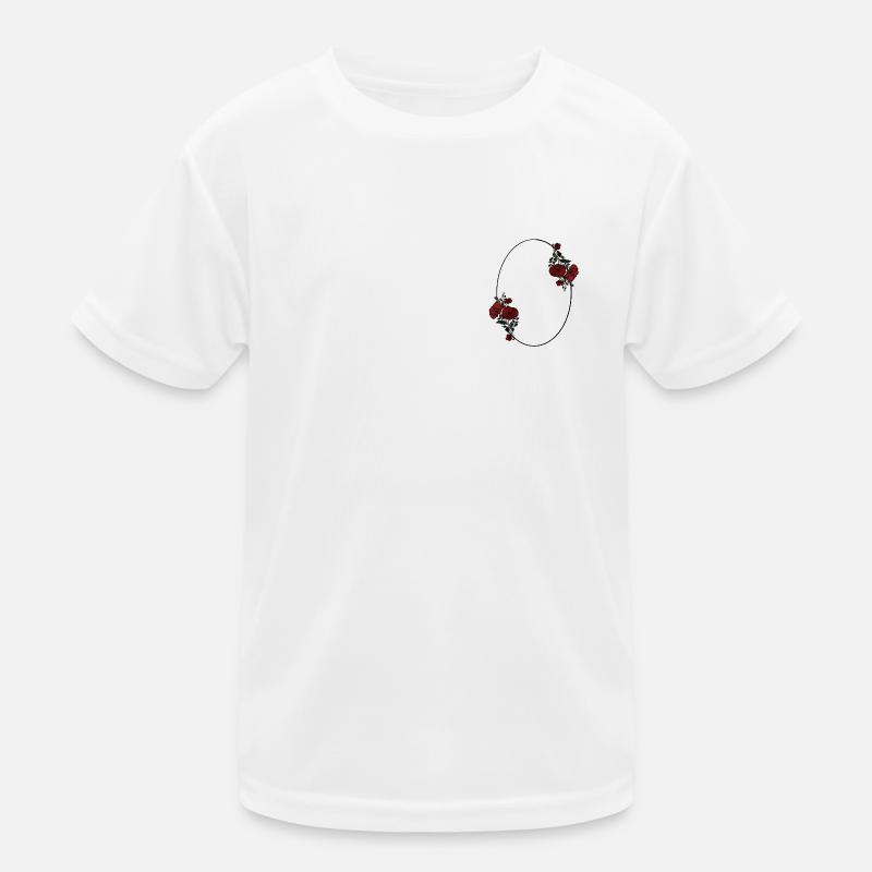 Rosen Kinder Funktions-T-Shirt