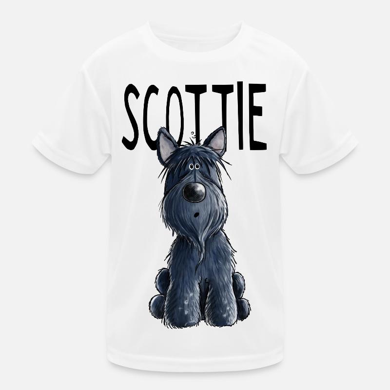 Niedlicher Scottie - Scottish Terrier - Geschenk Kinder Funktions-T-Shirt