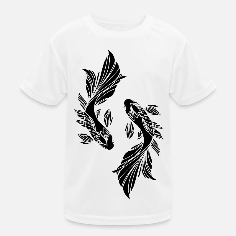 Two black fish Kids Functional T-Shirt