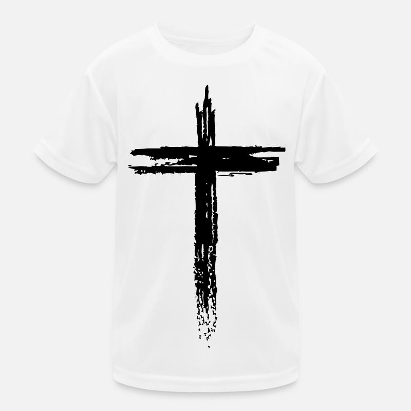 croix T-shirt sport Enfant