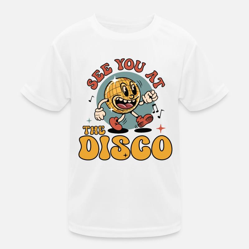 Wir sehen uns in der Disco Kinder Funktions-T-Shirt