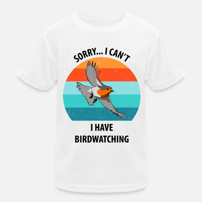 Bird Watching Bird Watching Birding Bird Kids Functional T-Shirt