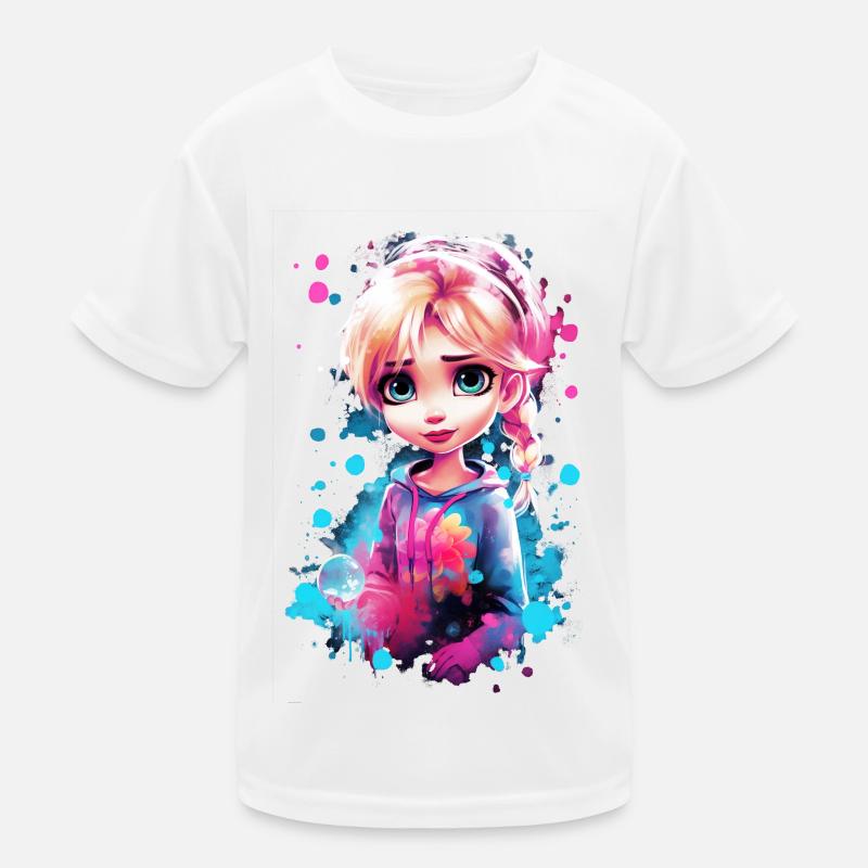 Süßes Mädchen Kinder Funktions-T-Shirt