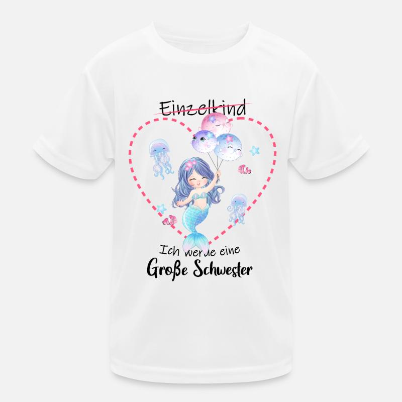 Ich Werde Eine Große Schwester 2025 Kinder Funktions-T-Shirt