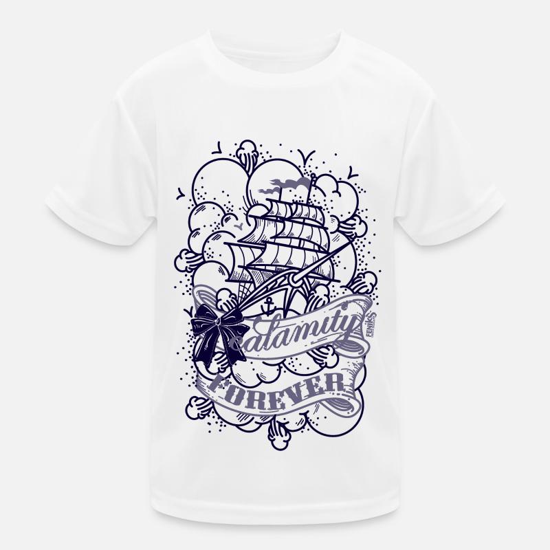 Unglück Boot Kinder Funktions-T-Shirt