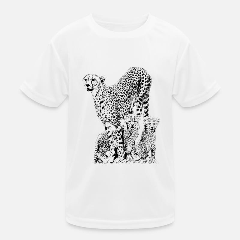 Guépard T-shirt sport Enfant