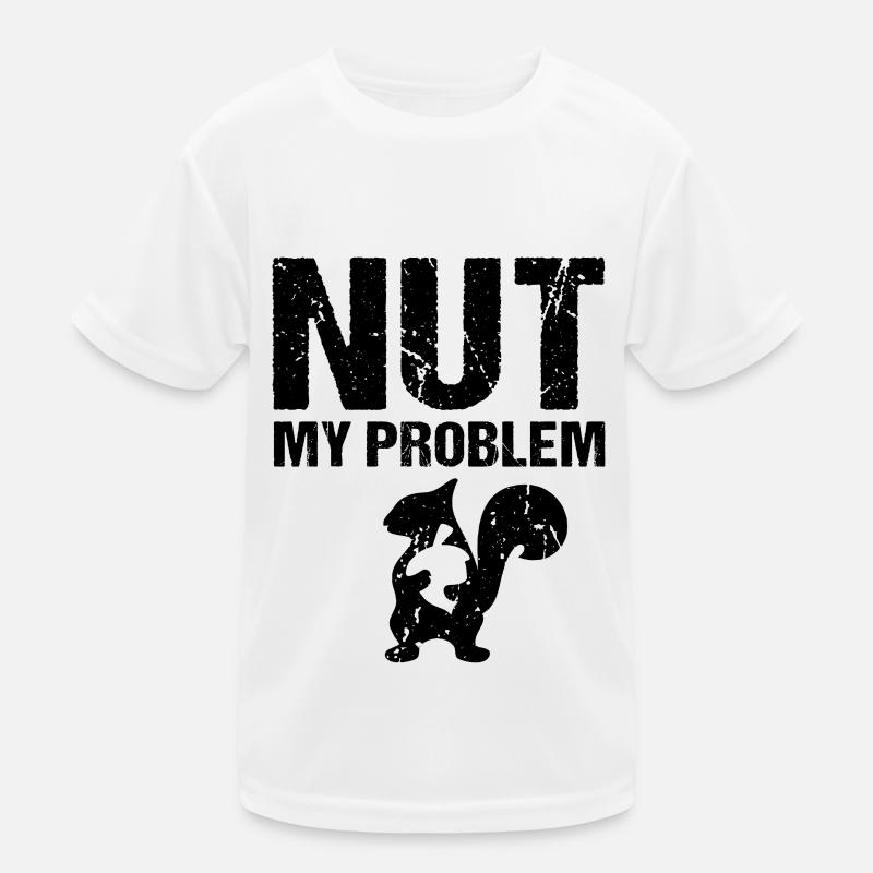 Noix mon problème Écureuil T-shirt sport Enfant