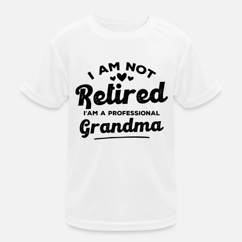 Ich bin eine professionelle Großmutter Kinder Funktions-T-Shirt