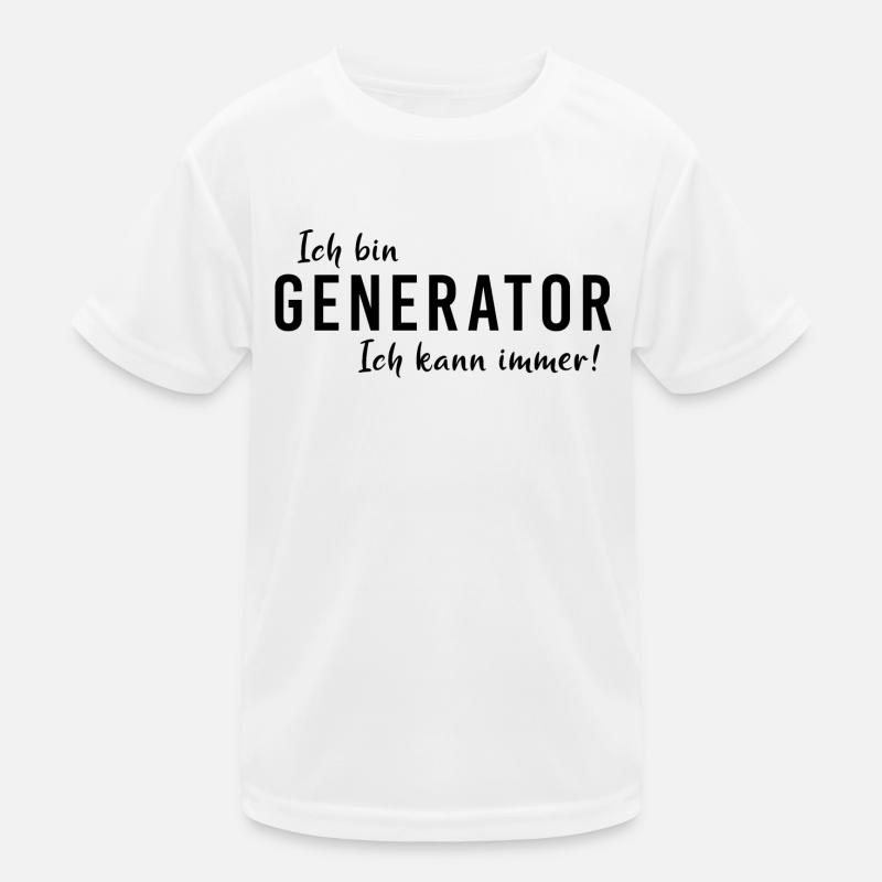 Human Design System Generator kann immer Sakral Kinder Funktions-T-Shirt