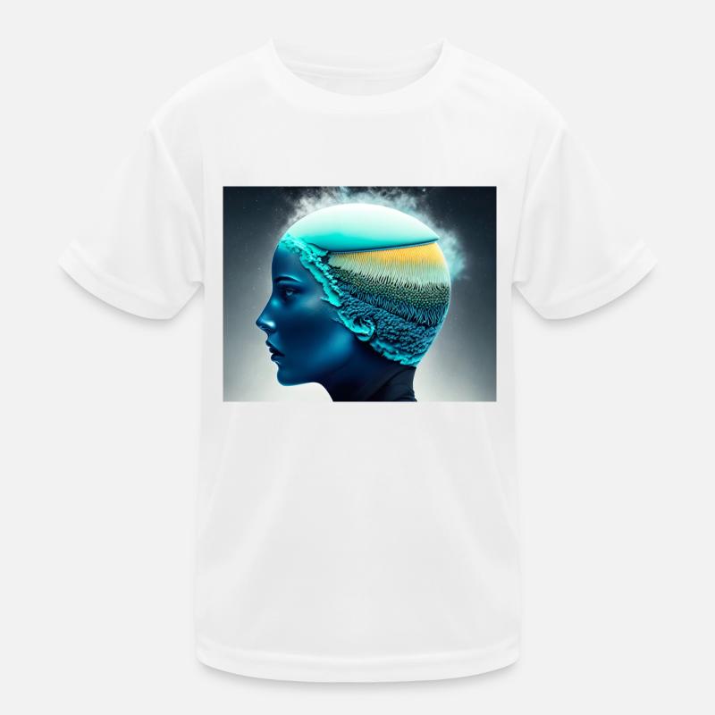 Eis Kopf Kinder Funktions-T-Shirt