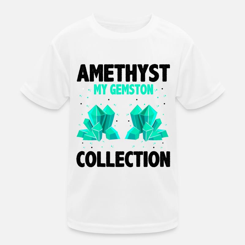 Recherche sur les roches et conception de roches à quartz T-shirt sport Enfant