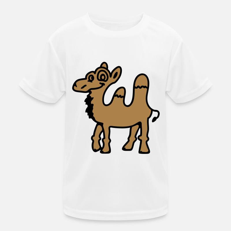Kamel Kinder Funktions-T-Shirt