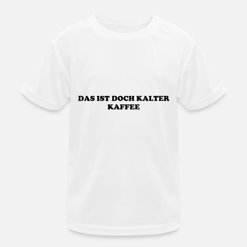 kalter Kaffee Kinder Funktions-T-Shirt