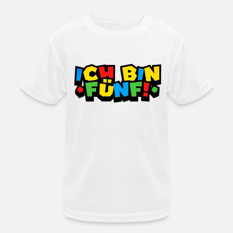 5. GEBURTSTAG - ICH BIN FÜNF - GEBURTSTAGSGESCHENK Kinder Funktions-T-Shirt