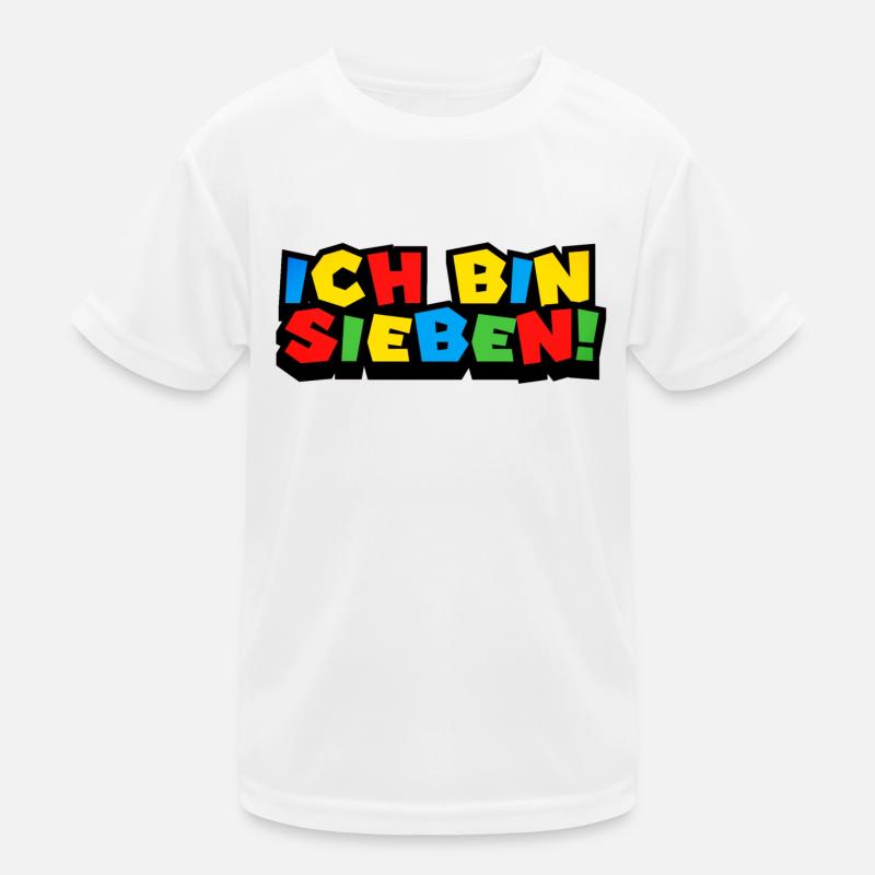 7. GEBURTSTAG - ICH BIN SIEBEN - KINDERGEBURTSTAG Kinder Funktions-T-Shirt