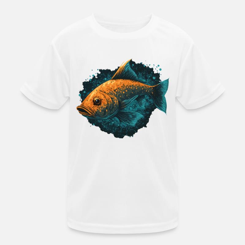 Fish Head Kids Functional T-Shirt