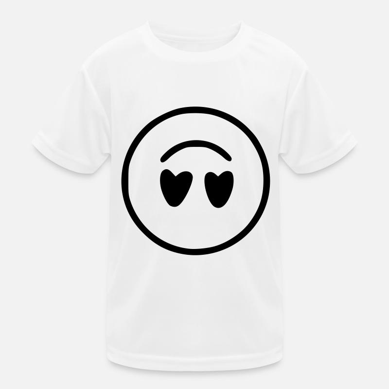 Emoji sketch upside down black Kids Functional T-Shirt
