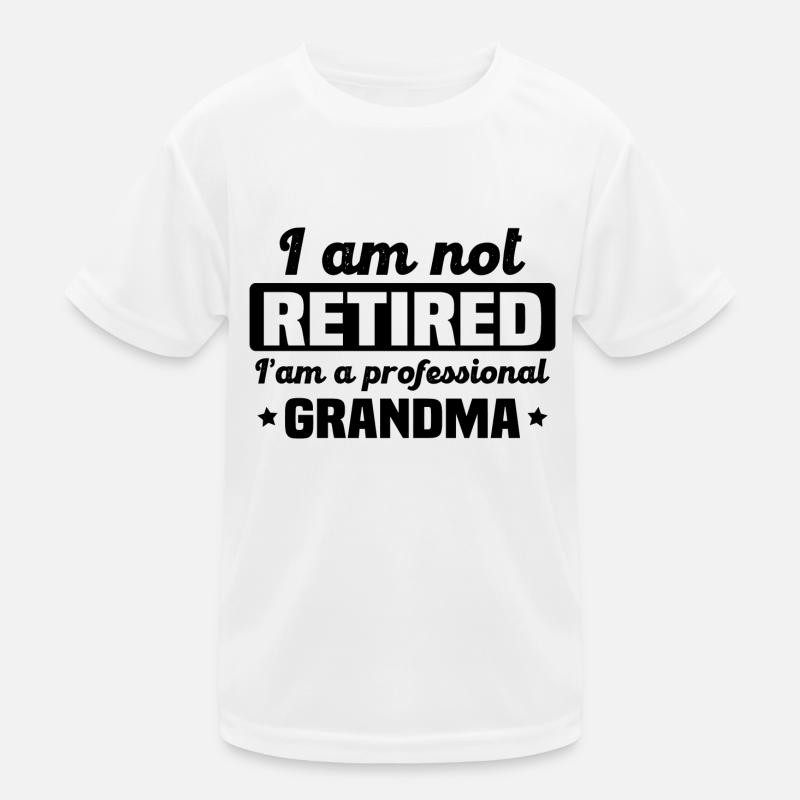 Ich bin eine professionelle Großmutter Kinder Funktions-T-Shirt