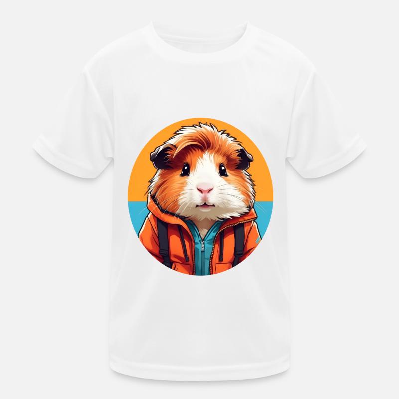 Cochons d’Inde au look extérieur T-shirt sport Enfant
