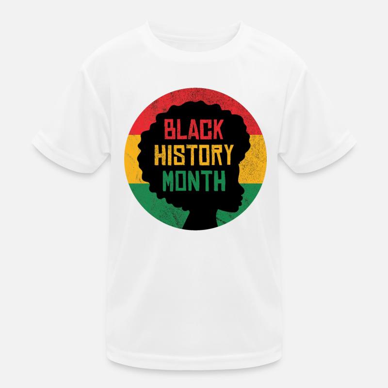 Mois de l'histoire des Noirs T-shirt sport Enfant