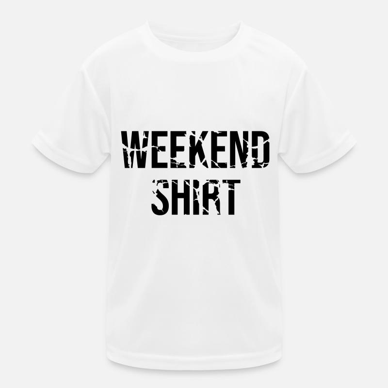 Wochenende Kinder Funktions-T-Shirt