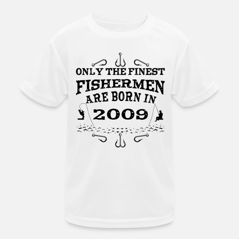 Pêcheur né en 2009 anniversaire T-shirt sport Enfant