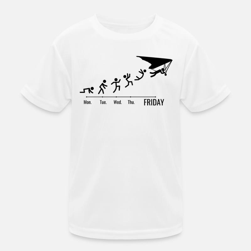Deltaplane Delta Glider Delta Deltaplane T-shirt sport Enfant