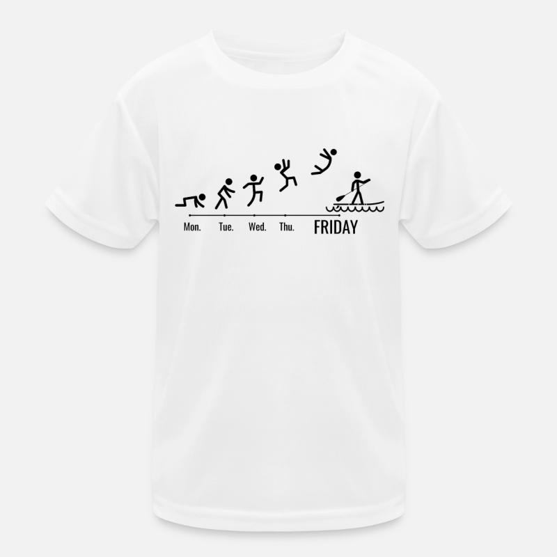 SUP paddleboarding Stand Up Paddle Weekend Kinder Funktions-T-Shirt