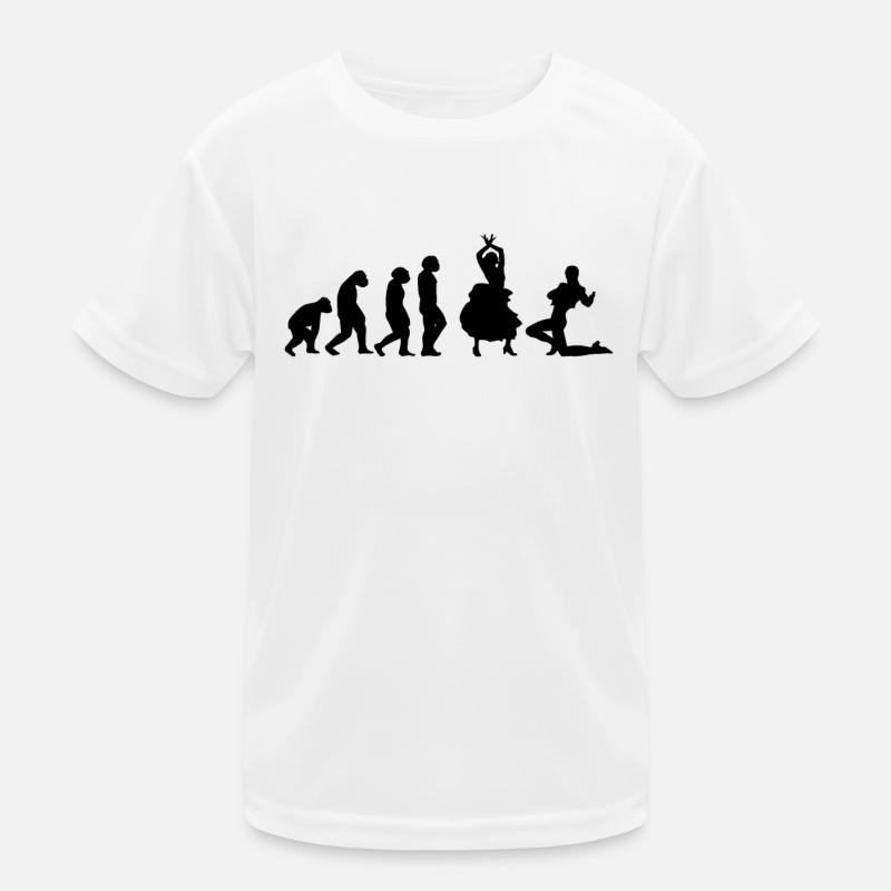 Danseur de flamenco Évolution de la danse flamenco T-shirt sport Enfant