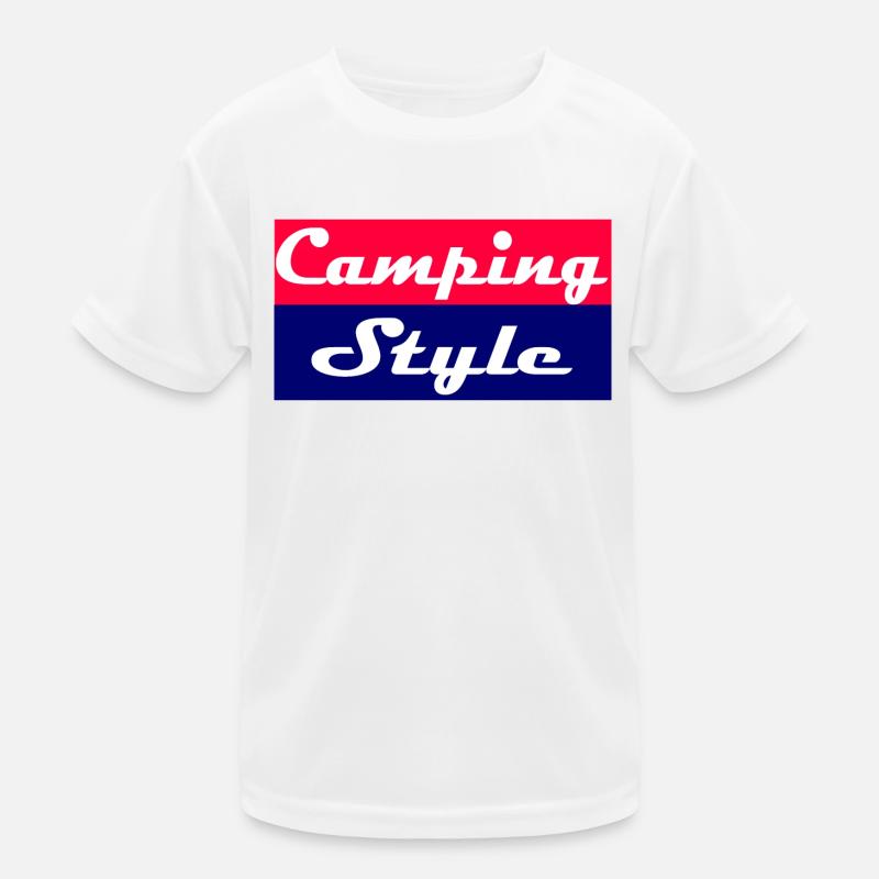 Camping Style Kinder Funktions-T-Shirt