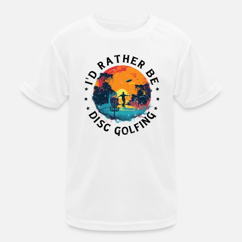 Lecteur de disc golf Disc Golfer Jeu drôle de dictons T-shirt sport Enfant