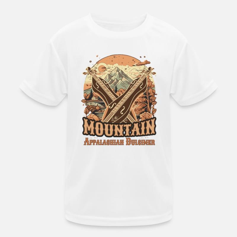 Dulcimer-Musiker Zupfinstrument Hammered Hackbrett Kinder Funktions-T-Shirt