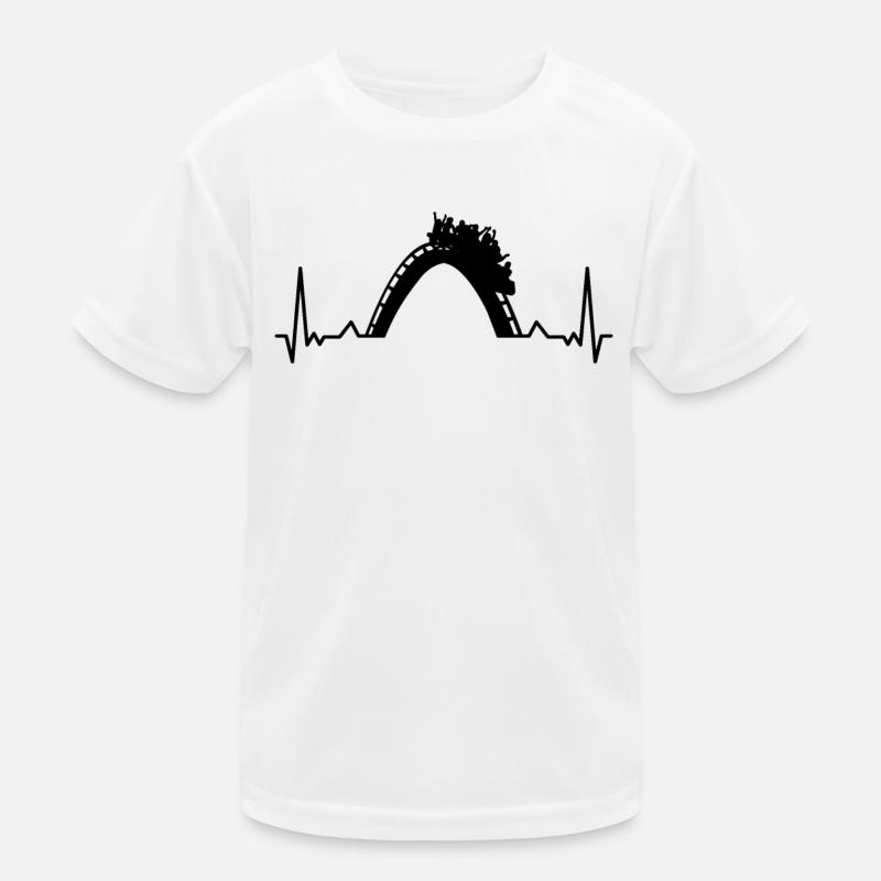 Freizeitparks Jahrmarkt Rummelplatz Kirmes Kinder Funktions-T-Shirt
