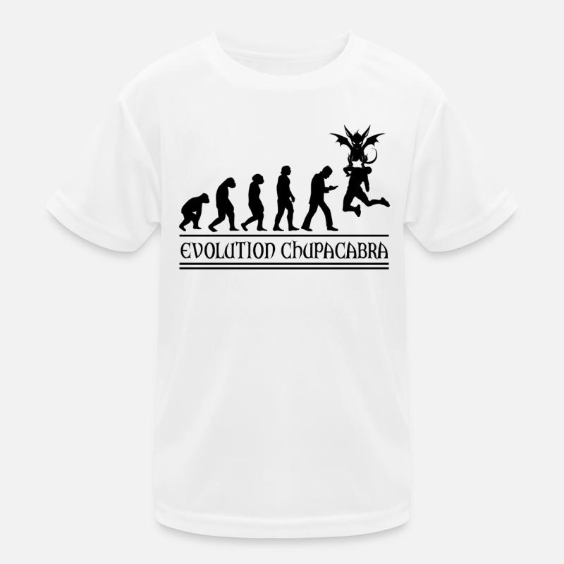 Kryptozoologen Chupacabra-Kreaturen Evolution Kinder Funktions-T-Shirt
