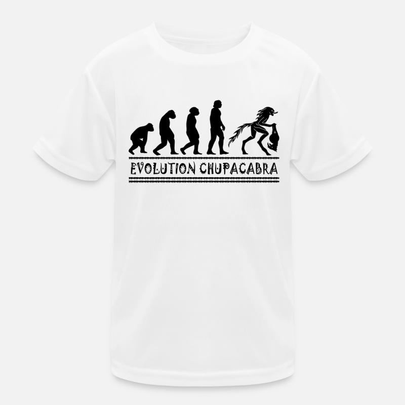 Cryptozoologistes Chupacabra Créatures Évolution T-shirt sport Enfant