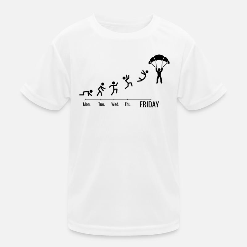 Fallschirmspringen SKYDIVING SKYDIVER Kids Functional T-Shirt