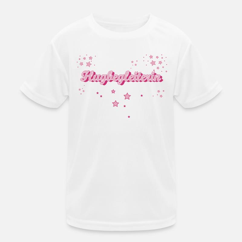 Piloten Abschluss-Geschenk Flugbegleiterin Kinder Funktions-T-Shirt