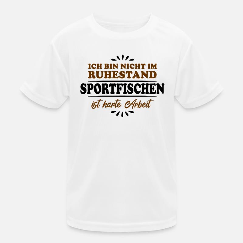 Retraité Retraité Pêcheur sportif T-shirt sport Enfant
