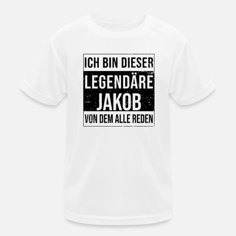 I'm this legendary for Jacob Kids Functional T-Shirt