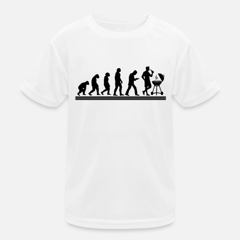 BBQ Barbecue Evolution grillen Barbecue-Grill Kinder Funktions-T-Shirt