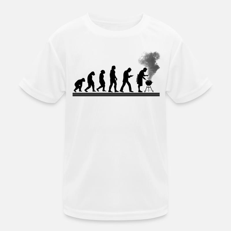 BBQ Barbecue Evolution grillen Barbecue-Grill Kinder Funktions-T-Shirt