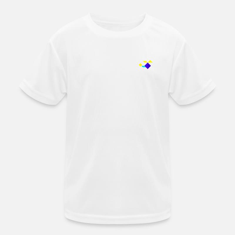 Helikopter - Tangram Kinder Funktions-T-Shirt