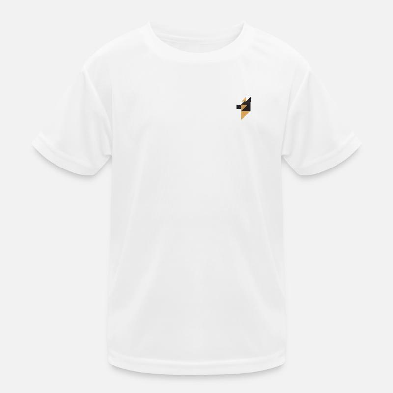 Dobermann - Tangram Kinder Funktions-T-Shirt