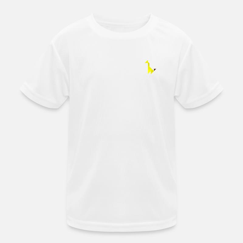Giraffe - Tangram Kinder Funktions-T-Shirt