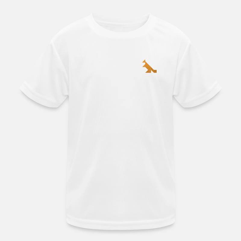 Känguru - Tangram Kinder Funktions-T-Shirt