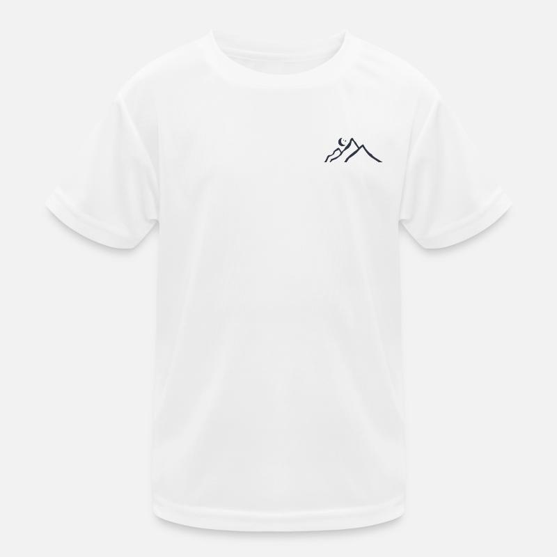 Bergrelief Kinder Funktions-T-Shirt